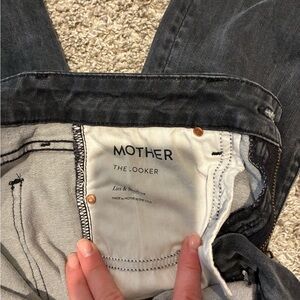 MOTHER Charcoal Denim Jeans